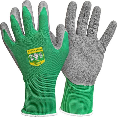 Guantes jardinería grüntek talla 10 confort durabilidad
