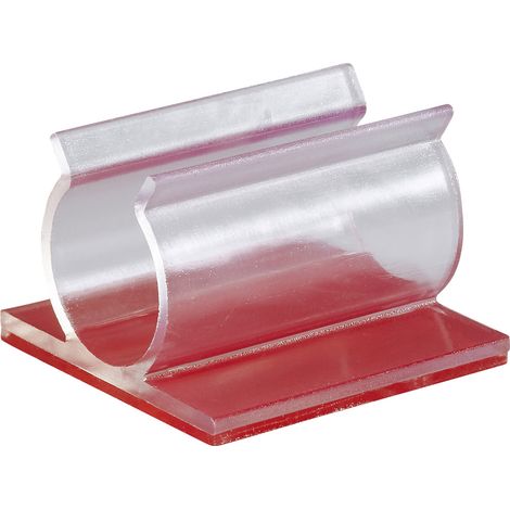 TRU COMPONENTS 93014c470a Befestigungssockel selbstklebend 1386636 Bündel-Ø-Bereich 12.70 mm (max)