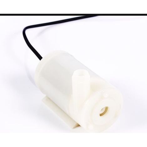 Miniatur-Gleichstrom-Tauchpumpe 3-4,5 V 100 l/h, geräuscharm, für horizontale Aquarien, mit wasserdichtem Tauchmotor. (1/5)