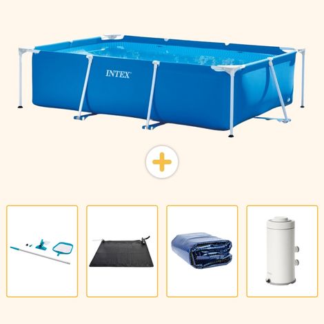 Intex Piscine Tubulaire Rectangulaire - 300x200x75 cm - 5-pièces S61 (1/5)