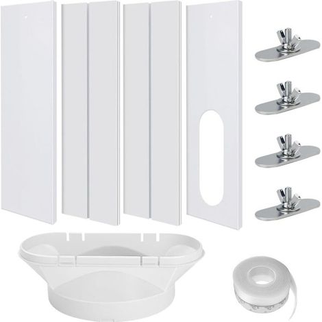 4-piece air conditioner sealing kit – Total length 172 cm – 13 cm hose adapter – Easy installation for sliding windows (1/5)