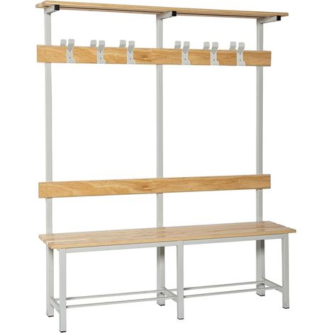 Simonrack Panchina per spogliatoio Grigia 1000 x 1800 mm Design Funzionale