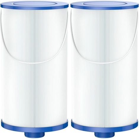 2 Pack Spa Replacement Filters: Compatible with Filbur FC-2402 5CH-37 PFF42TC-P4 78460 and Lifesmart AquaTerra Freeflow Bermuda Aspire Azure Filters. (1/4)
