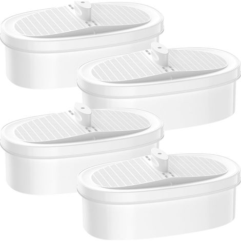 Lot de 4 filtres à eau de rechange pour WD-PF-01A Plus Compatible avec tous les systèmes de filtration. NSF, réduit le chlore et les métaux. (1/5)