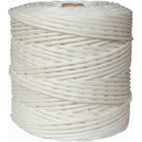 FPLUS cuerda poliplastico 5 mm.blanca x200 mts. , COMPOSICIÓN.Trenzado exterior 50% multifi lamentos polipropileno, 50% multifi lamentos polietileno. Alma interior polipropileno 10