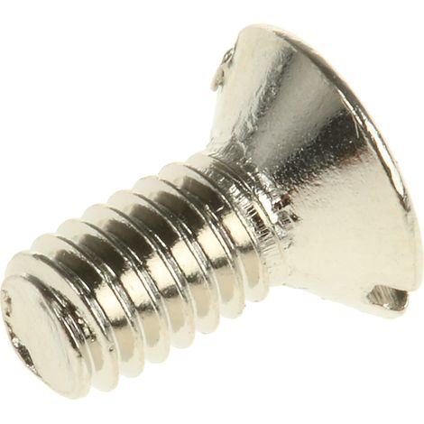 Vis à métaux RS PRO M4 à tête Tête fraisée bombée fendue en Laiton, 8mm ( Prix pour Sachet de 100 ) (1/2)