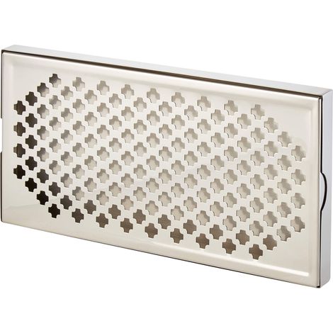 Plateau Égouttoir pour Boissons en Acier Inoxydable, Argenté, Dimensions : 23(H) x 300(L) x 150(P)mm, Plateau Égouttoir de Bar, Plaque Amovible, pour Recueillir les Gouttes, D825 (1/5)