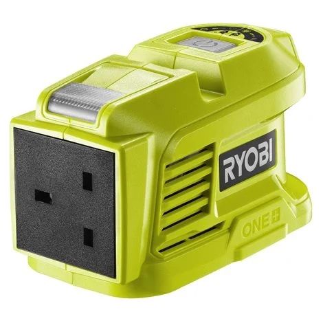 RYOBI RY18BI150A-0 Inversor de batería 18 V, 1 puerto, potencia continua 150 W (5133004895) Solo: sin batería, sin cargador
