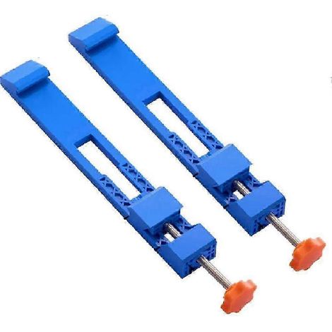 Guide de coupe réglable pour scie circulaire électrique avec dispositifs de sécurité, fabriqué en plastique ABS pour la coupe du bois (1/4)