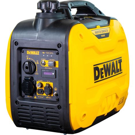 DeWalt DXGN i20 E Essence Inverter Générateur d'électricité 2000 W 5000 ml 1× 230 V, 1× 12 V DC sortie, 2x ports USB (1/4)
