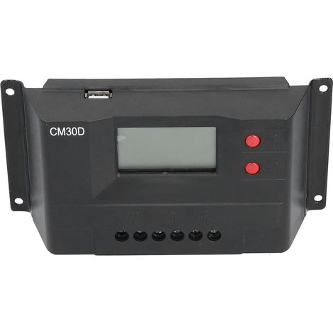 12V 24V Auto PWM Solar Charge Controller, 30A LCD (1/5)