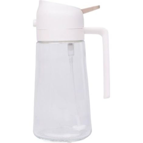 Ölsprüher Ölbehälter Olivenölspray Eignet Sich for Kochen, Luftbraten, Grillen Und Backen Küchen Gadgets(White)