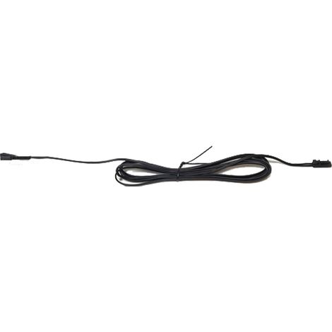 Câble de connexion LED pour 12 V, longueur 1800 mm, noir