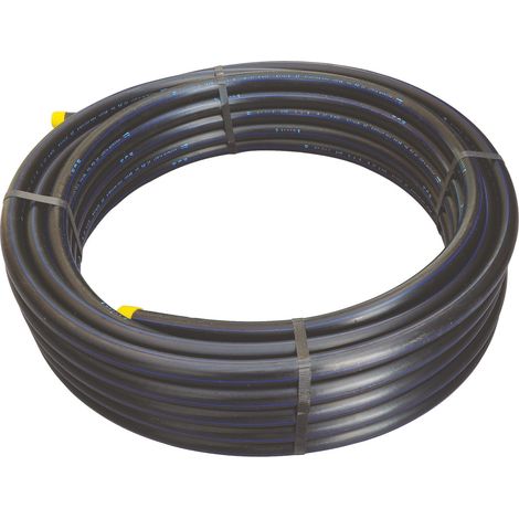 Tube polyéthylène NF Ø25 mm – Couronne 50m – Adduction eau potable sous pression – Conforme normes NF EN 12201