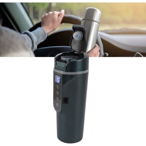 500-ml-Trinkflasche für Elektroautos mit Smart-Display, 12V/24V-kompatibel, Grün (1/5)