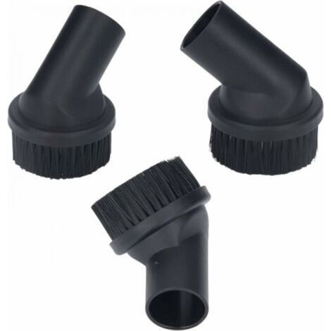 Compatible avec les têtes de brosse rondes d'aspirateur en trois parties, accessoire de brosse à poussière ronde de 35 mm/1,38 pouce de diamètre intérieur, pour nettoyer les interstices des canapés. (1/4)