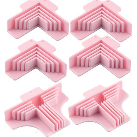 Set mit 6 Eckverbindern für Kartons, geeignet für Buchumschläge, Kartons, 3D-Modelle, DIY-Projekte usw.
