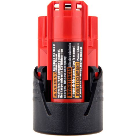 Stück Milwaukee M12 Lithium-Ersatzakku für 48-11-2440, Akkukapazität 3000