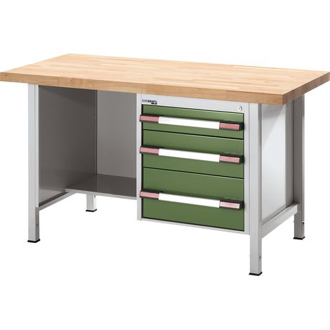 eurokraft pro, Établi réglable en hauteur, sur piétement, 3