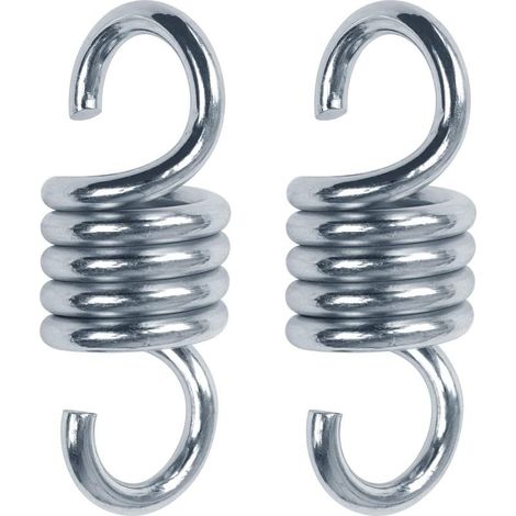 2 pièces Crochets de Suspension 317,5 Kilogram Poids Ressort de Hamac Supporté Chaise à Ressort pour Chaises de Porche Balançoires à Suspendre (1/5)