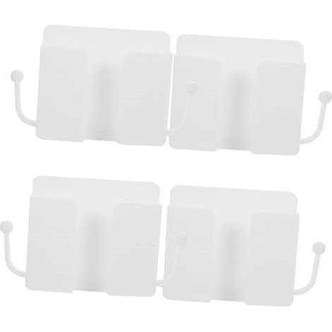 Boîte de Rangement à Télécommande Mural, Auto Adhésive Support Telecommande Mural, Boîte De Rangement Pour Rack De Charge De Téléphone, pour Entrée, Salon, Chambre ( 10 x 3 x 9.5 cm) (1/5)
