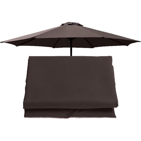 Canopy 300cm8 Ribs Cover, Colors, Top Only, Garden Parasol Replacement Umbrella Cloth (Color : Navy, Si (1/5)
