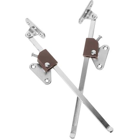 2 charnières de support de couvercle d'armoire marron, supports à ressort à gaz robustes (1/5)