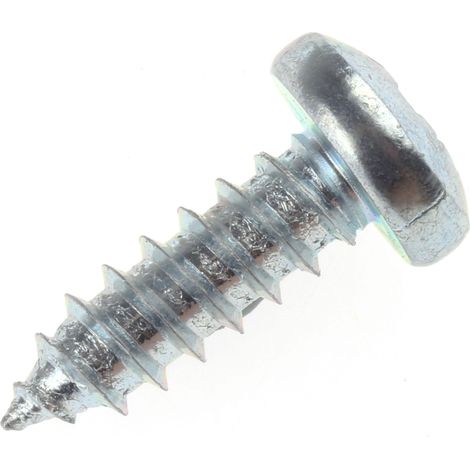 Vis autotaraudeuse RS PRO, N°8 x 13mm, tête Cylindrique, en Acier ( Prix pour Boîte de 100 ) (1/2)