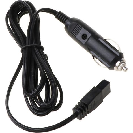 Câble d'alimentation CC 12 V 10 A avec prise cigare, longueur 1,8 mètre, pour glacière de voiture ou mini-réfrigérateur (1/3)