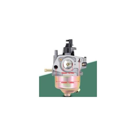 Carburateur pour moteur de tondeuse à gazon Mountfield HP414 SP414 HP164 SP164 M411PD RS100 - Pièces détachées avec bougie d'allumage et tuyau d'alimentation.