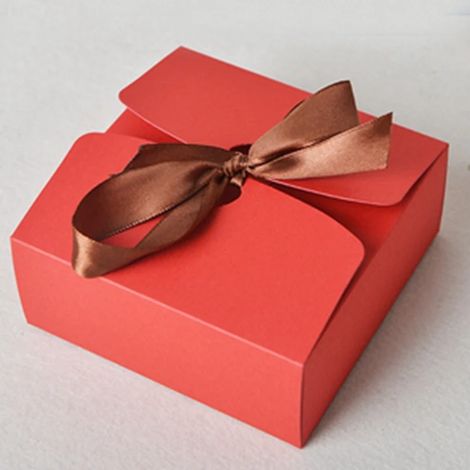 Boîte Cadeau Kraft - avec Ruban - pour Mariage, Baby Shower, Fête - 30 Pièces