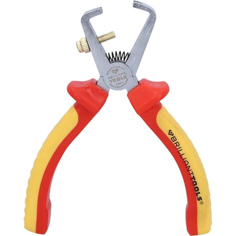 BRILLIANT TOOLS VDE Alicate pelacables 160 mm - BT068014 (1/4)