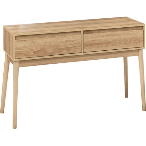 Consolle a 2 cassetti abana effetto rovere naturale - 5five (1/5)