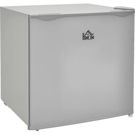HOMCOM 35L Tabletop Freezer with Adjustable Temperature Wire Shelf Grey (1/5)