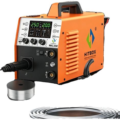 Soldadora MIG, capacidad multiproceso, sistema de control fácil de usar, MIG250 (1/5)