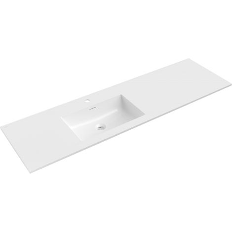 Mexen Otis lavandino incassato a sinistra 161 x 46,5 cm, bianco lucido - 25181600L (1/3)