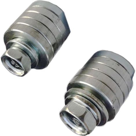 Adaptateur pour meuleuse d'angle (2 pièces) vers machine à rainurer M10 M14, accessoire pour meuleuse de 100 et 125 mm (1/5)