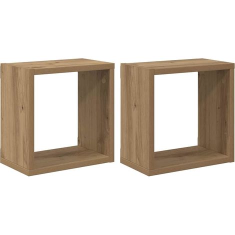 Maison Exclusive - Scaffali da parete 2 pcs Rovere artigianale Legno multistrato