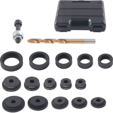 Cortador 17 Discos for Sensor Parking 17-32mm Parachoques Carbono + Broca (1/5)