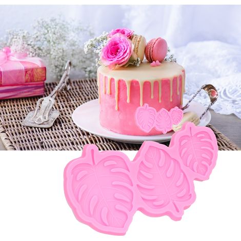 Ungiftige, lebensmittelechte Silikon-Backform für Kuchen, Eis und Gebäck (rosa) (1/5)