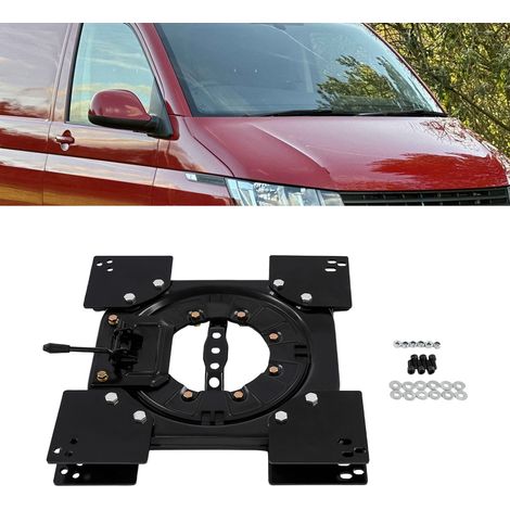 Sitzdrehbasis 360° für Sprinter, Ford Transit, VW T5/T6, Kohlenstoffstahl, Drehbar 0-360°, Beifahrerseite (1/5)