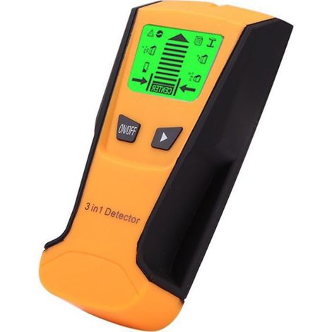 Détecteur De Montants - Détecteur De Métaux Et De Câbles Électriques - Écran LCD Rétroéclairé - Profondeur De Détection Jusqu’à 76 Mm - 1 Pièce (1/3)