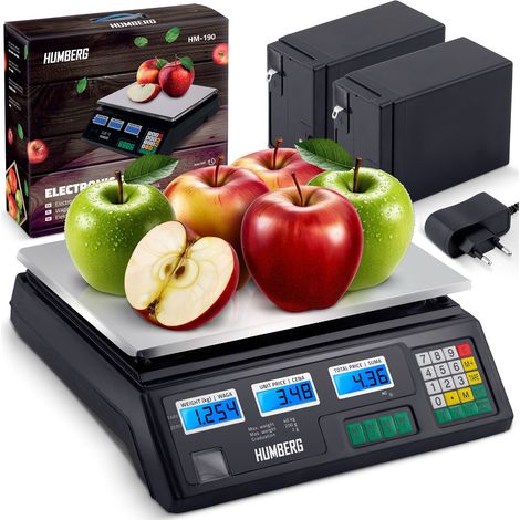 Balanza de tienda electrónica 40 kg Humberg MH-190