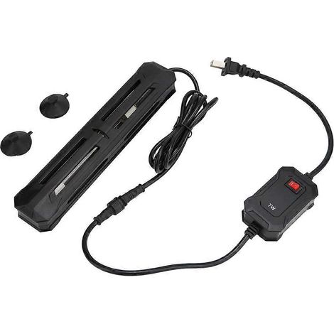 Lampe UV stérilisatrice pour aquarium, submersible, élimination des algues, désinfection et purification de l'eau, éclairage germicide immergé, stérilisateur ultraviolet pour réservoir à poissons (1/5)