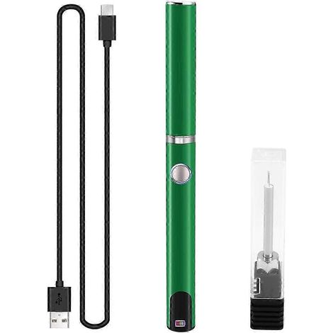 Kit de mini fer à souder réglable à filetage 510, fer à souder USB avec capuchon, stylo de réparation de soudage électronique à 3 niveaux de tension C (1/5)