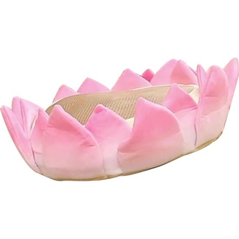 de chaise mignon en peluche en forme de lotus avec assise
