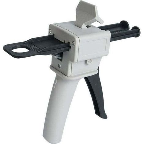 Pistolet Distributeur Époxy - 50 ml - AB Pistolet à Colle Époxy - Poignée Applicateur pour Mélange Colle - Ratios 1:1 et 2 :1 (1/4)