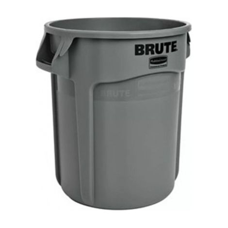 Fût polyvalent gris 76 l PE D. extérieur 495xH581 mm RUBBERMAID