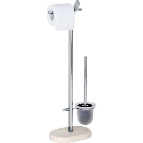 Wenko WC-Bürstengarnitur Puro beige WC-Garnitur (1/5)