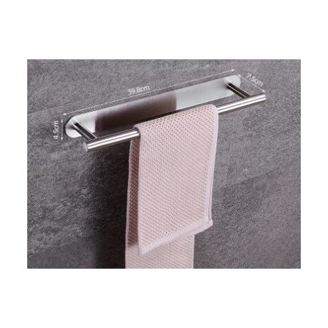 2x Étagère Douche Sans Percage Inox, Étagère Salle de Bain Télescopique Inoxydable, Tablette Support Douche, Porte Savon Barre Douche, Serviteur Douche pour Shampooing (1/5)